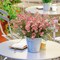 Spring Tabletop Decor – 6PCS Pink Artificial Hydrangea & Daisy Flowers for Home, Garden & Party Arrangements